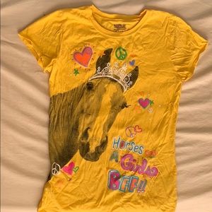 Girls yellow T-shirt